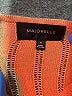Majorelle Solid Orange Sweater Vest Size XS - photo 7