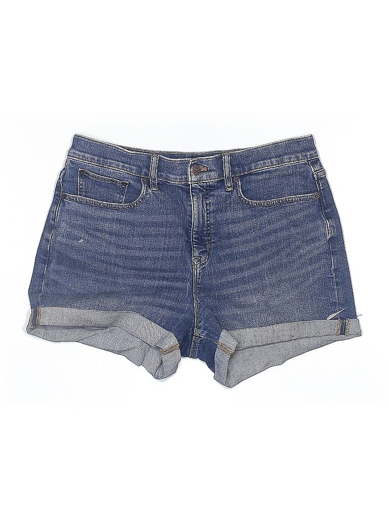 Pre-owned J.crew Factory Store Denim Shorts In Blue