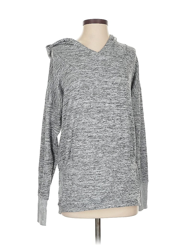 Pre-owned Athleta Sweatshirt In Gray
