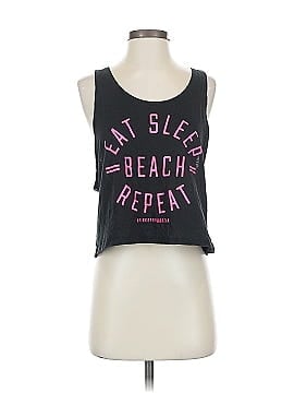 Débardeur (tank Top) Victoria's Secret PINK - Message "More Summer Please" - Taille 00 - Neuf Avec étiquettes