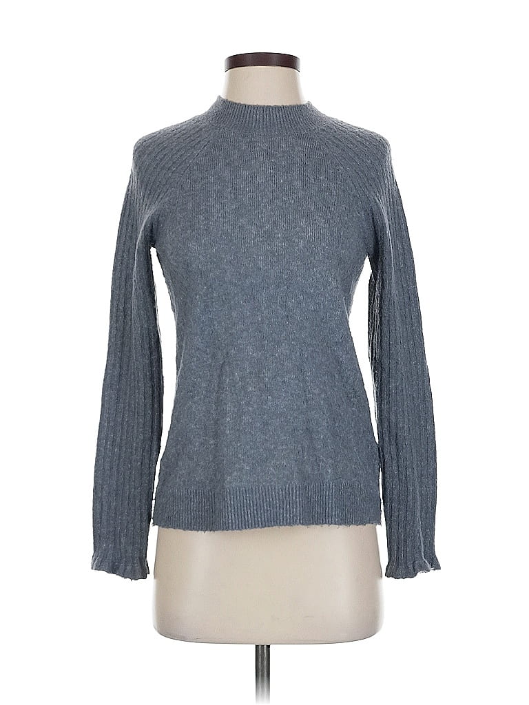 Pre-owned Abercrombie & Fitch Turtleneck Sweater In Gray
