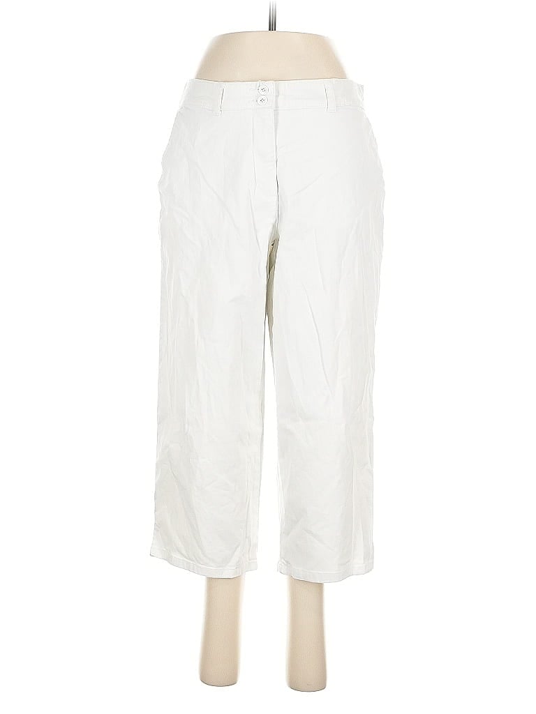 Pre-owned Karen Scott Casual Pants In White