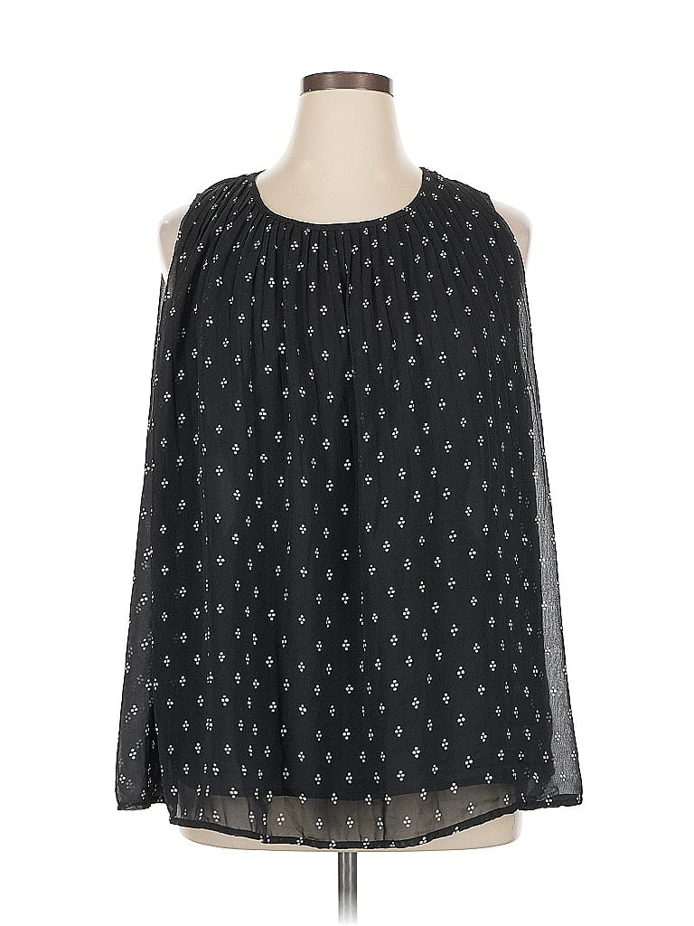 AVA & VIV Pre-owned Sleeveless Blouse In Black