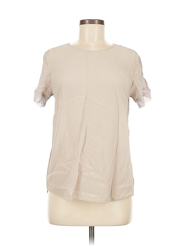 Pre-owned Rebecca Taylor Short Sleeve T-shirt In Brown