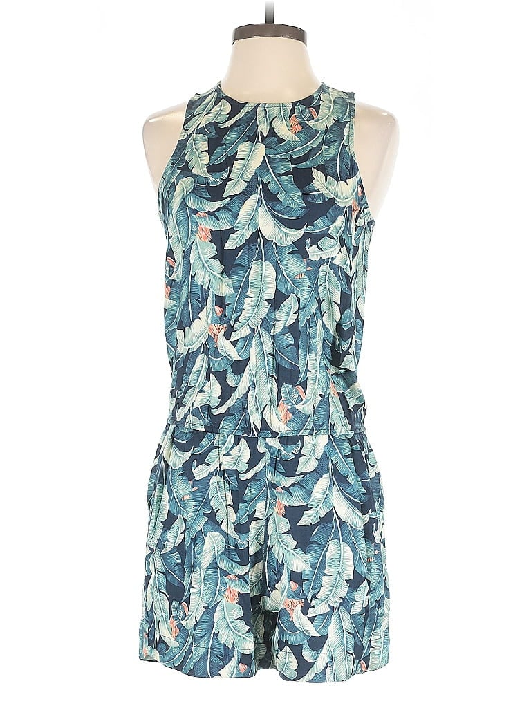 Pre-owned Marine Layer Romper In Blue