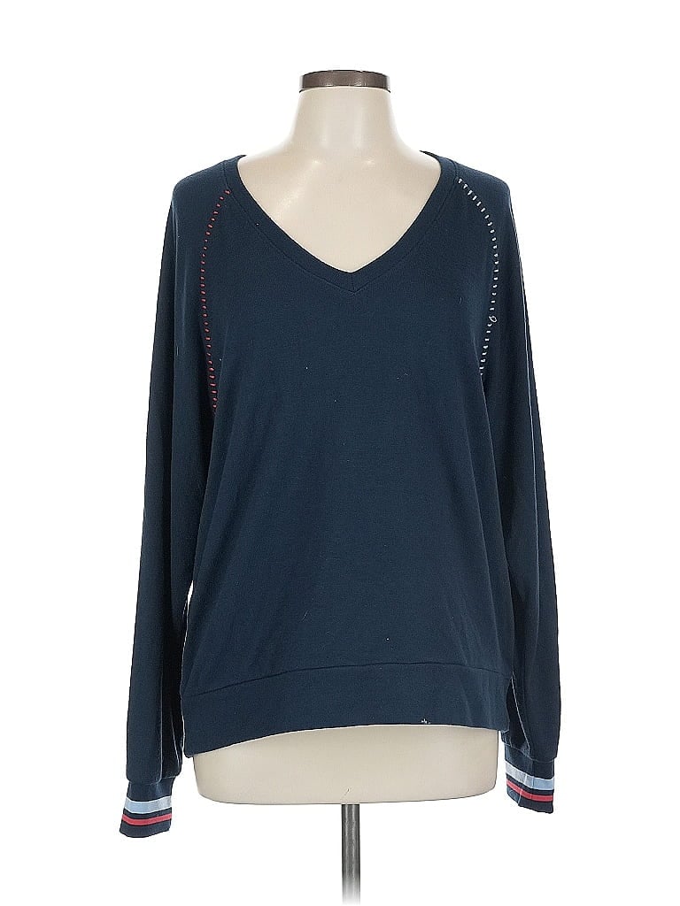 Pre-owned Pj Salvage Pullover Sweater In Blue