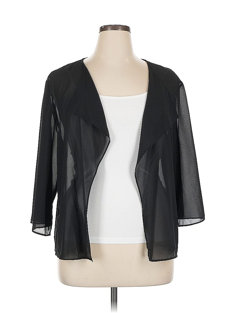 Pre-owned Unbranded Kimono In Black