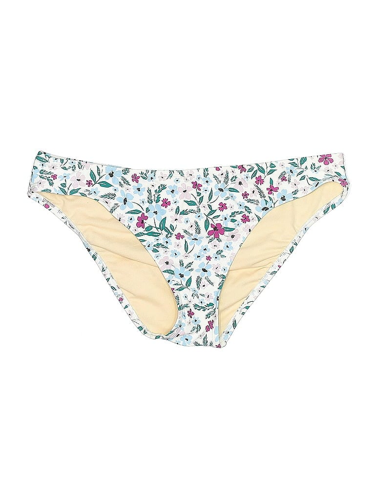 Pre-owned Kona Sol Swimsuit Bottoms In White