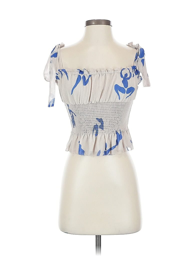 Pre-owned Wilfred Sleeveless Blouse In Brown