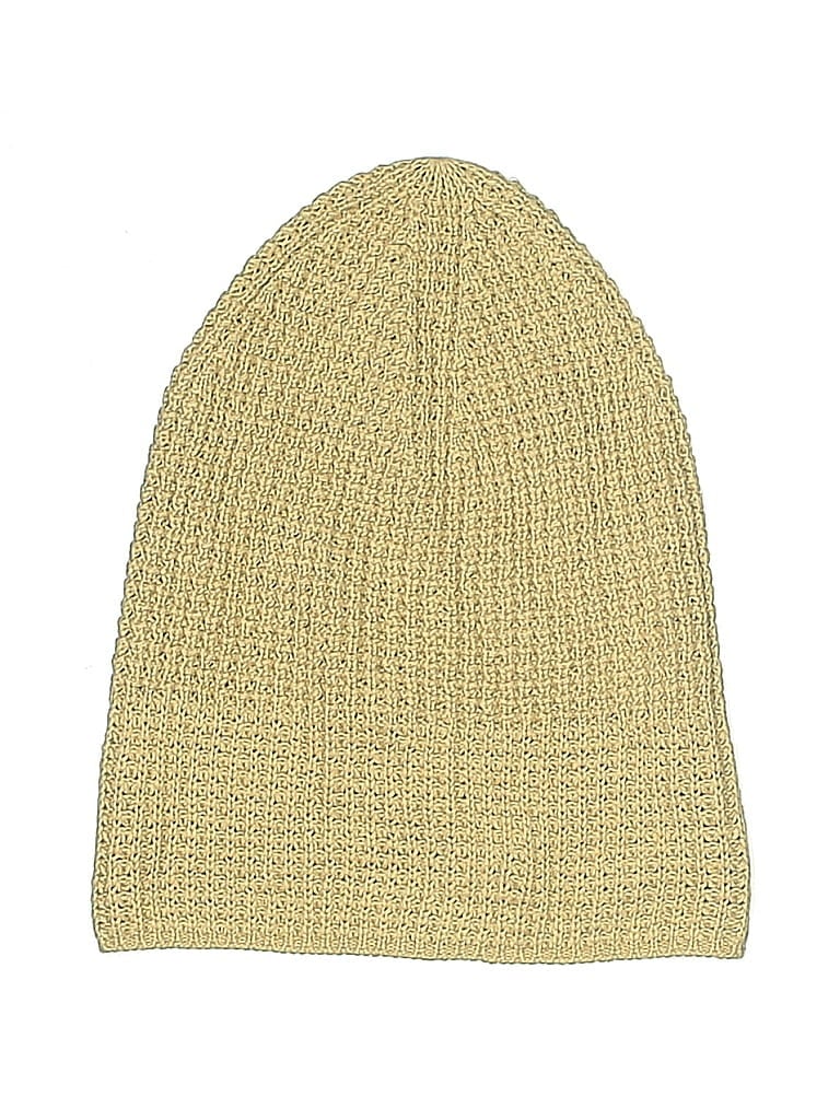 Pre-owned Unbranded Beanie Hat In Brown