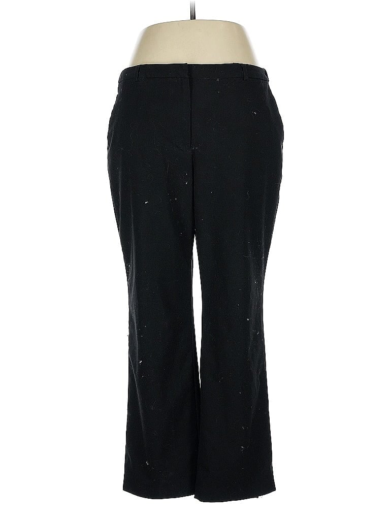 Pre-owned Lands' End Dress Pants In Black