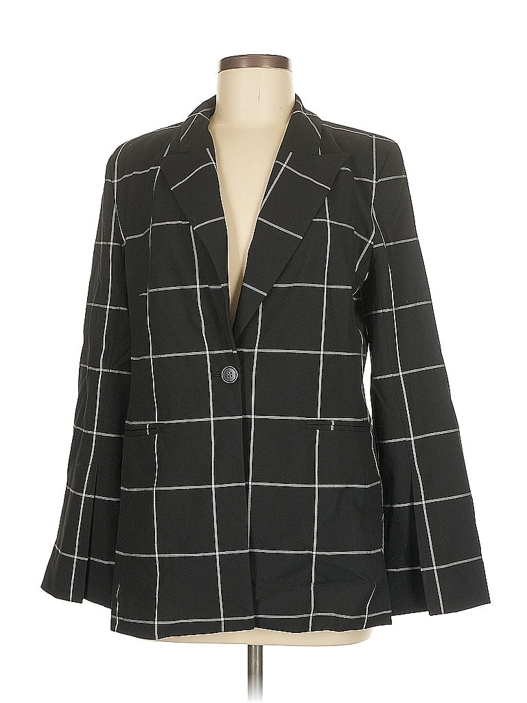 Pre-owned Halogen Blazer Jacket In Gray