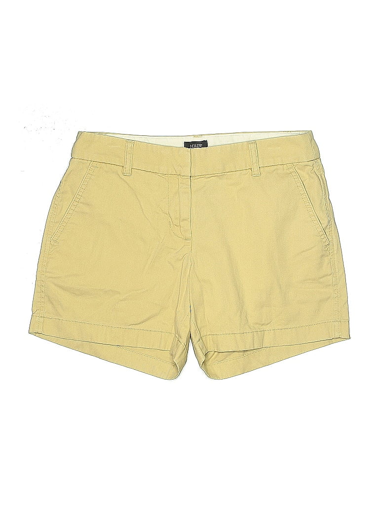 Pre-owned J.crew Factory Store Khaki Shorts In Yellow