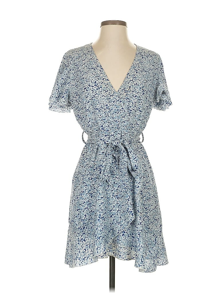 Pre-owned Shein Casual Dress In Blue