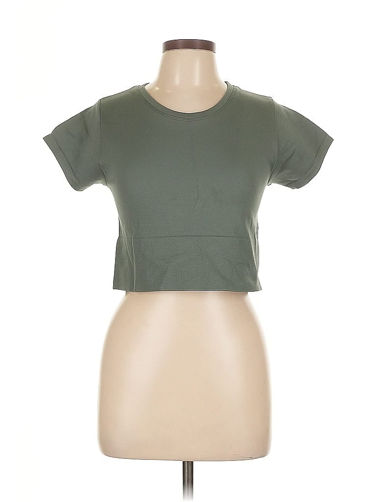 Pre-owned Offline By Aerie Short Sleeve T-shirt In Green
