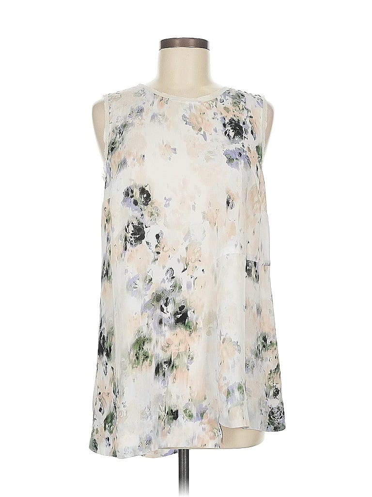 Pre-owned Simply Vera Vera Wang Sleeveless Blouse In White