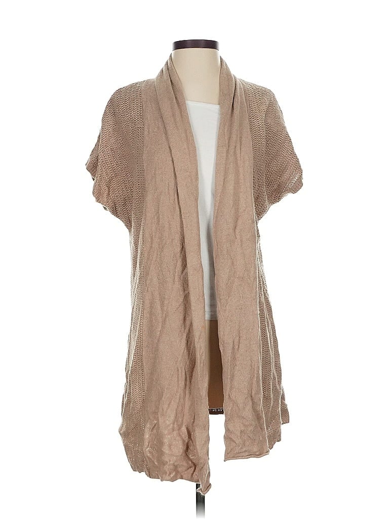 Pre-owned Ann Taylor Loft Cardigan Sweater In Brown