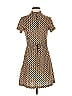 Bermuda Sands 100% Polyester Print Brown Casual Dress Size XS - photo 1