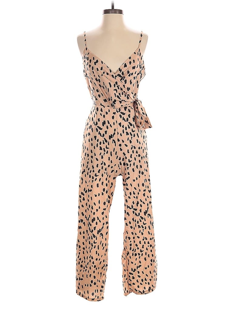 Pre-owned Unbranded Jumpsuit In Brown