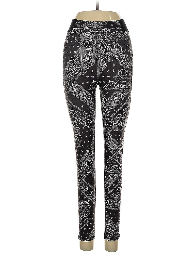 Pre-owned Assorted Brands Leggings In Black