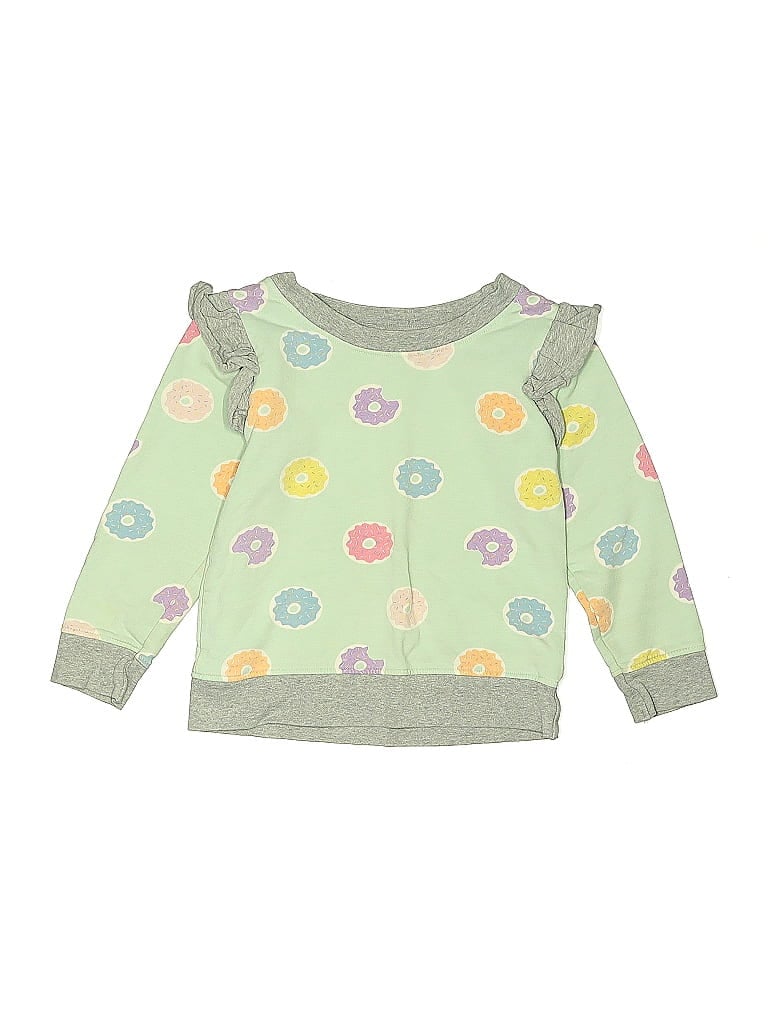 Pre-owned Monica + Andy Kids' Sweatshirt In Green