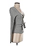 Free People Gray Long Sleeve Top Size S - photo 4