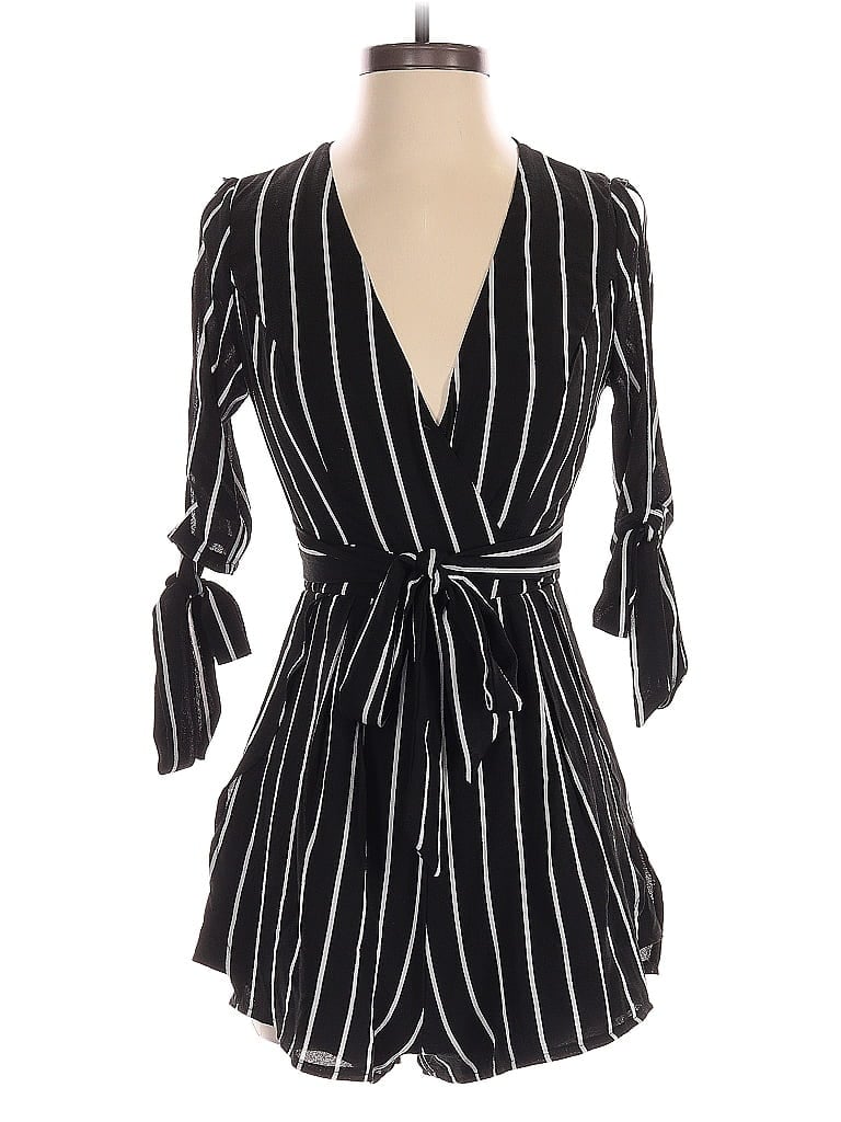 Pre-owned Seek The Label Romper In Black