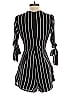 SEEK The Label 100% Polyester Stripes Black Romper Size S - photo 2