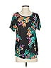 Xersion Black Short Sleeve Blouse Size S - photo 1