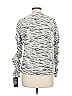Chaser Animal Print White Pullover Sweater Size M - photo 2