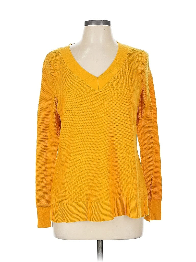 Pre-owned Gap Pullover Sweater In Yellow