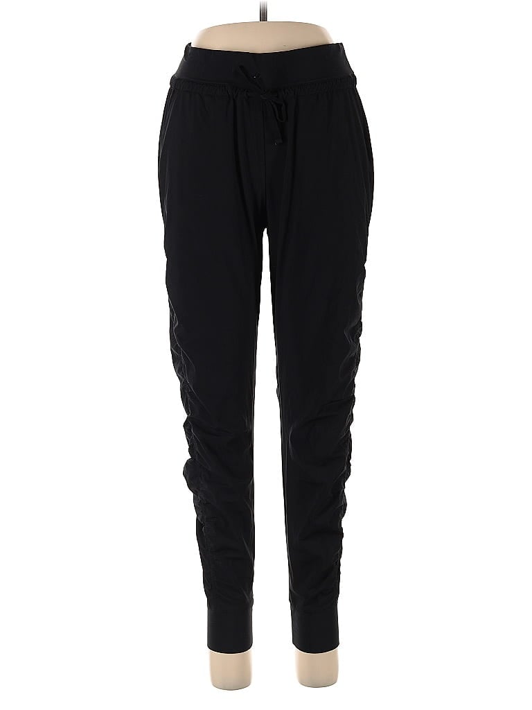 Pre-owned Athleta Track Pants In Black