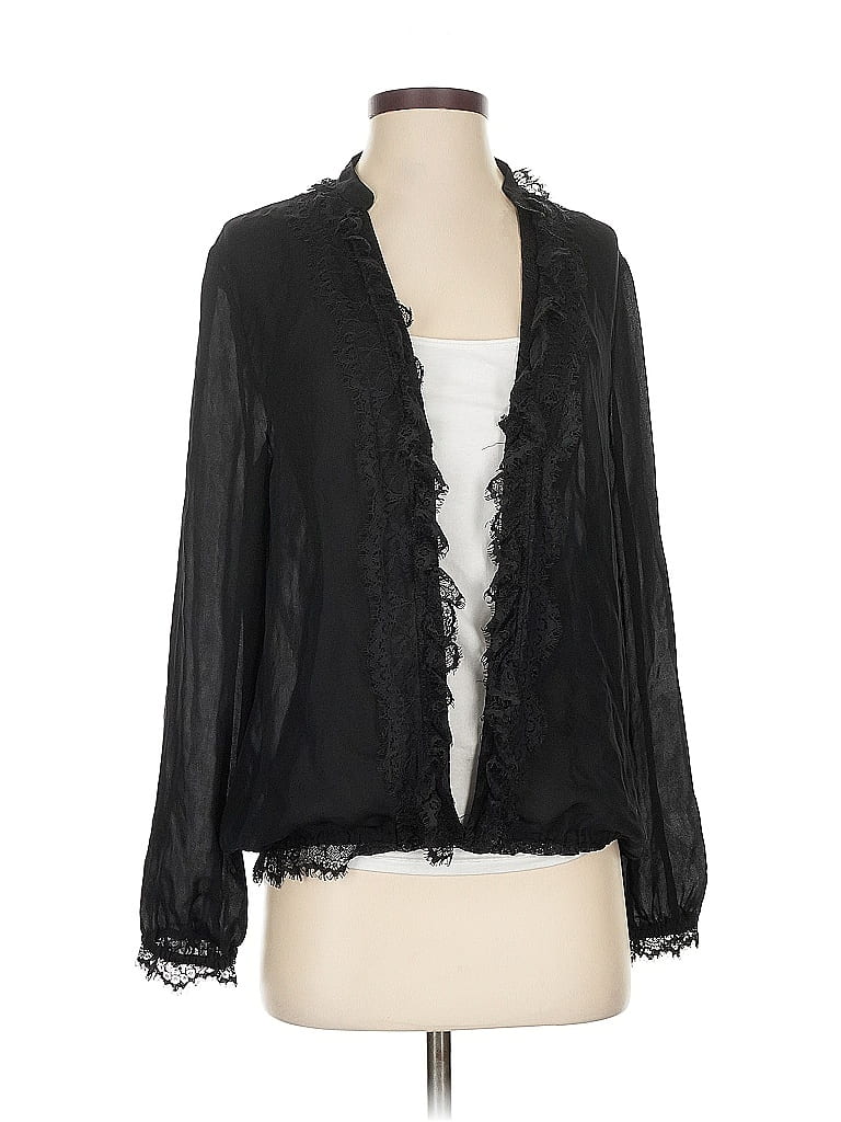 Pre-owned Haute Hippie Kimono In Black