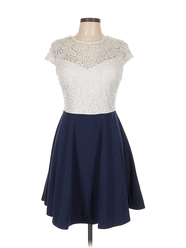 Pre-owned B Darlin Cocktail Dress In Blue