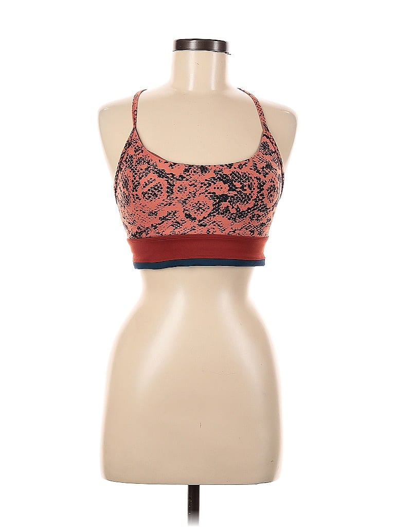 JESSICA SIMPSON Pre-owned Sports Bra In Orange