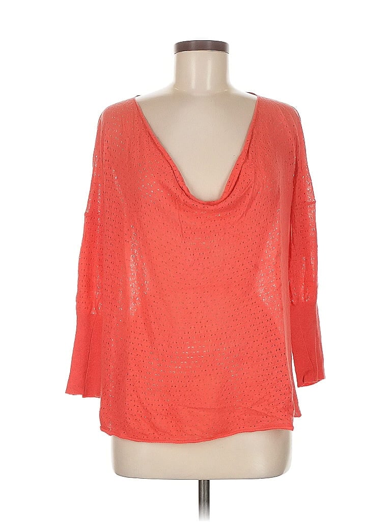 Pre-owned Guinevere Cardigan Sweater In Orange