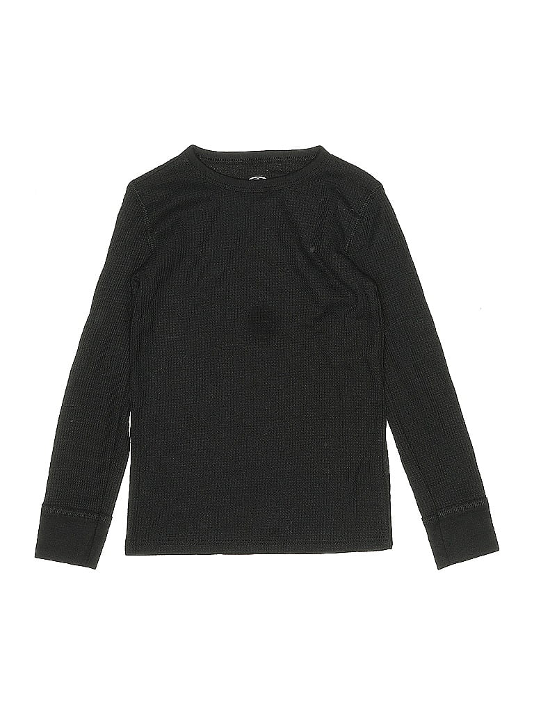 Pre-owned Athletic Works Kids' Long Sleeve T-shirt In Black