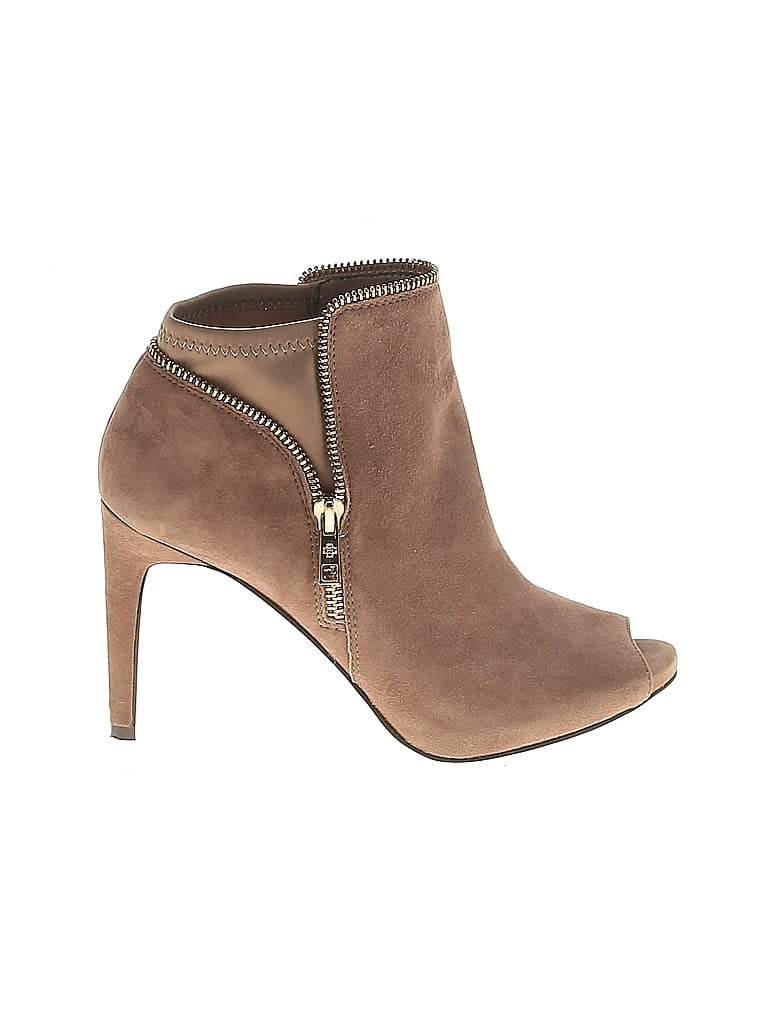 Pre-owned Ann Taylor Ankle Boots In Brown