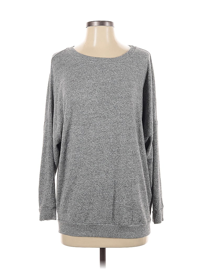 Pre-owned Joie 3/4 Sleeve T-shirt In Gray