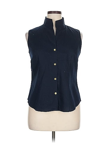 Jones New York Collection Sleeveless Button-Down Shirt (view 1)