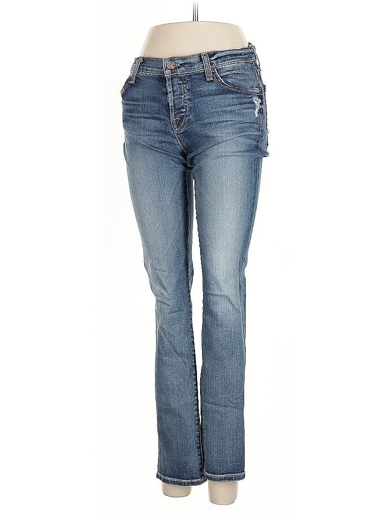 Pre-owned 7 For All Mankind Jeans In Blue
