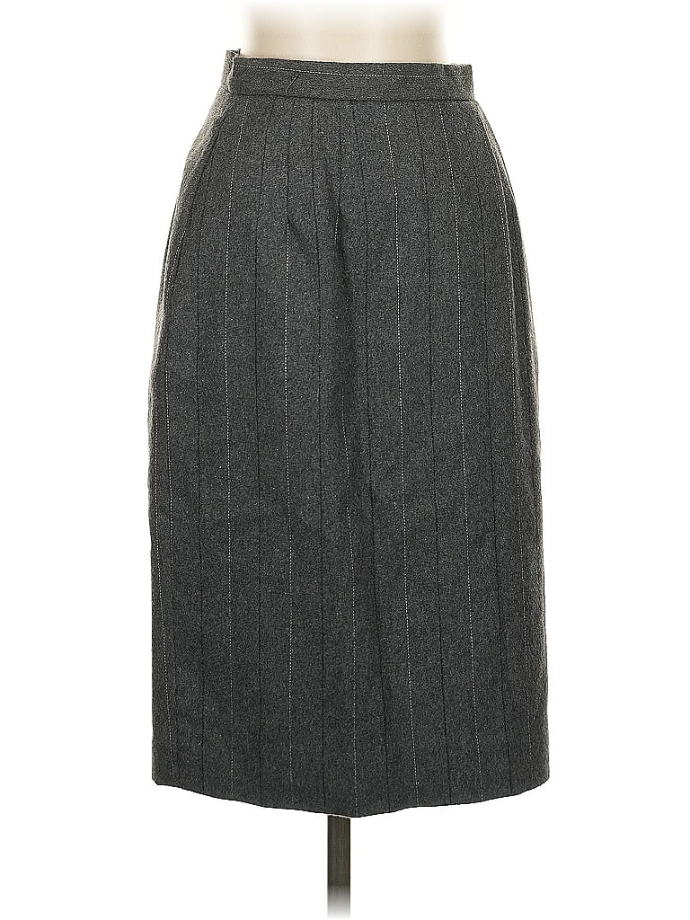 Pre-owned Unbranded Formal Skirt In Gray