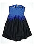 Halston Heritage 100% Polyester Blue Cocktail Dress Size 2 - photo 1