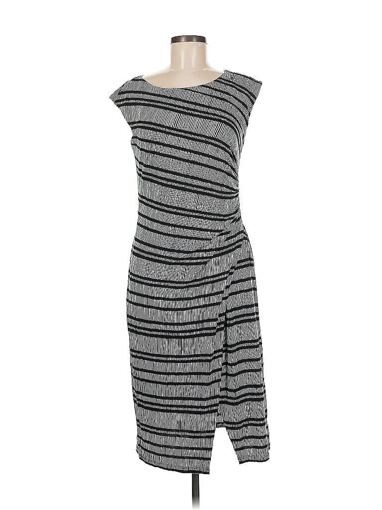 Pre-owned Ann Taylor Loft Casual Dress In Gray