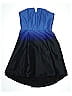 Halston Heritage 100% Polyester Blue Cocktail Dress Size 2 - photo 2