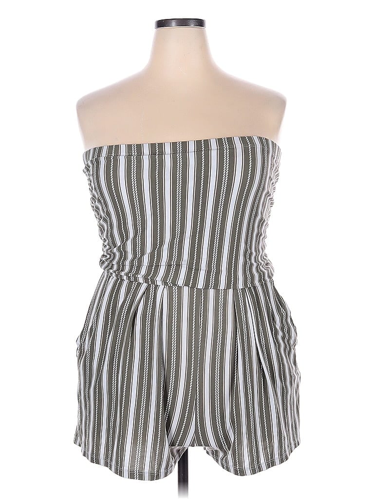 Pre-owned J For Justify Romper In Gray