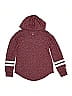 Justice Active Burgundy Pullover Hoodie Size 8 - photo 1