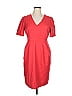 J.Crew 100% Wool Red Cocktail Dress Size 16 - photo 1