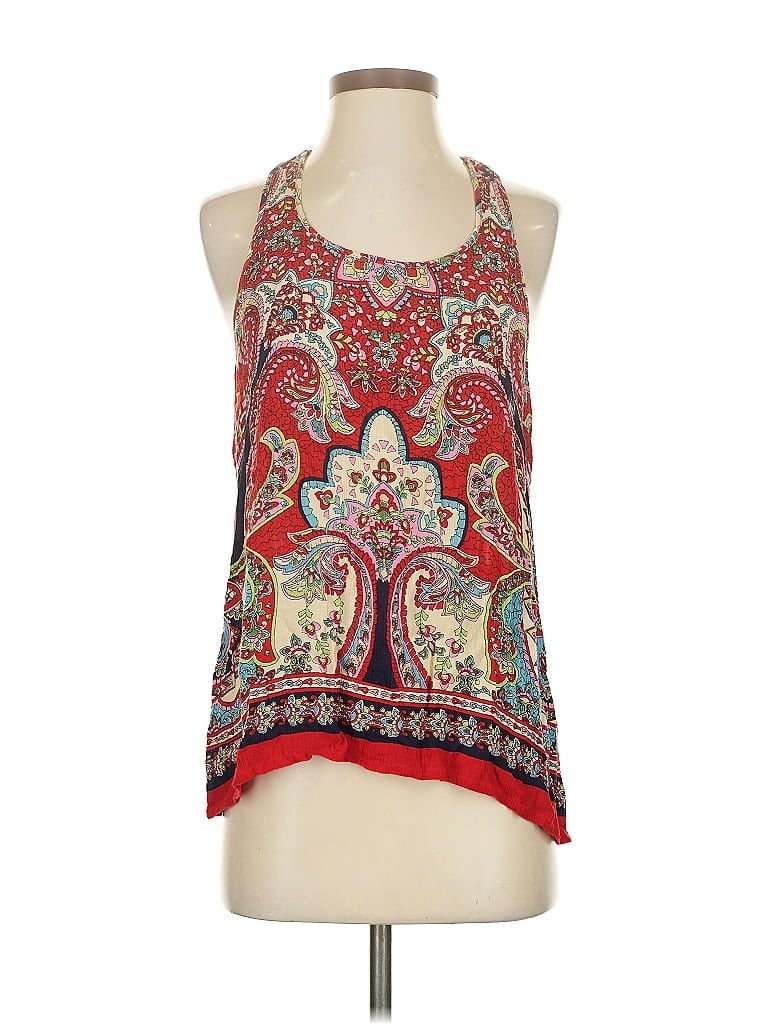 Pre-owned Altar'd State Sleeveless Blouse In Red