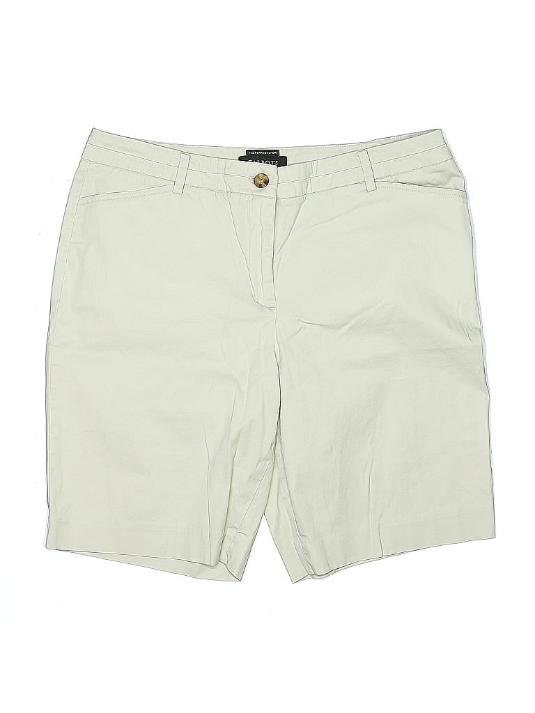 Pre-owned Talbots Khaki Shorts In White